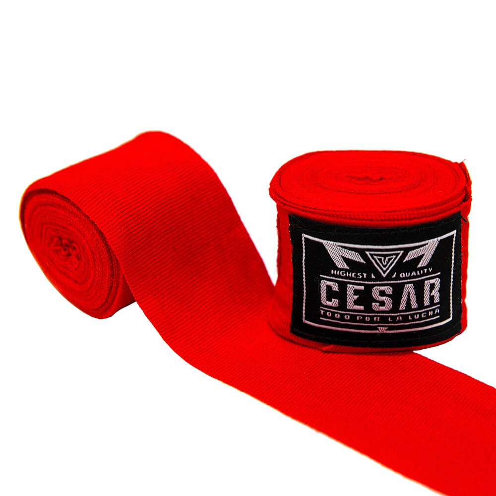 Vendas de boxeo rojas 4,5m - Cesar Contact